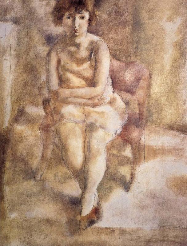 Jules Pascin Have red hair Lass oil painting image